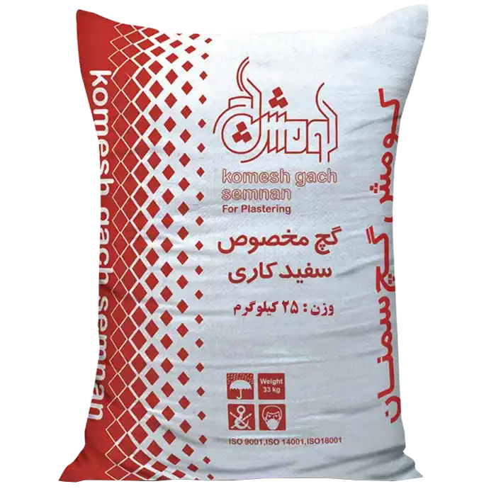 گچ کومش سمنان 25 کیلوگرم - عمده